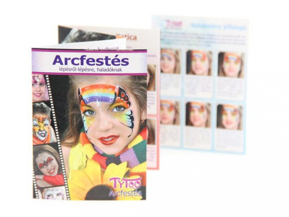 Arcfestés lépésről lépésre haladó füzet Színes-3