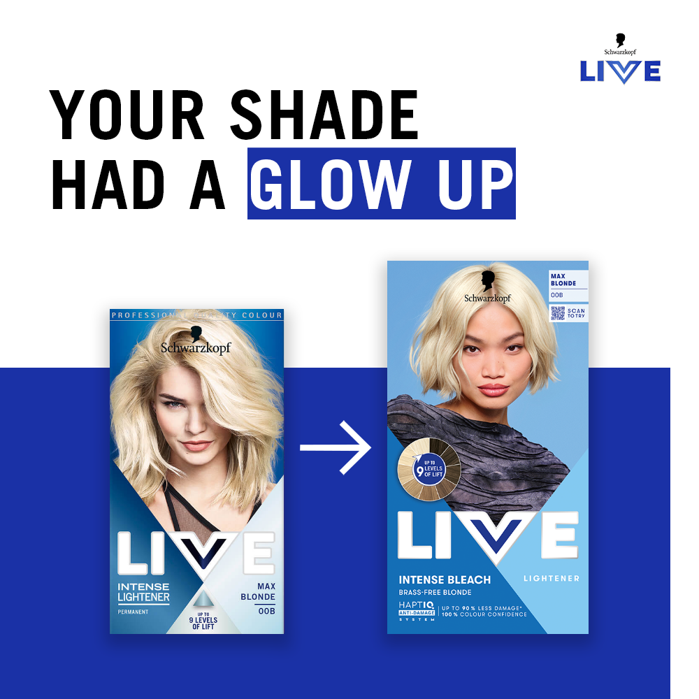 Schwarzkopf Live Lightener Intense Bleach Hair Dye