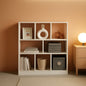 White 8 Cube Horizontal Storage Bookshelf Organizer