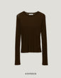 LucyLiu See-Through Round T-Shirts