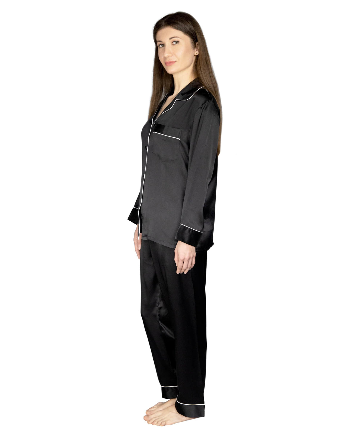 100% Silk Pajama Set, Maia