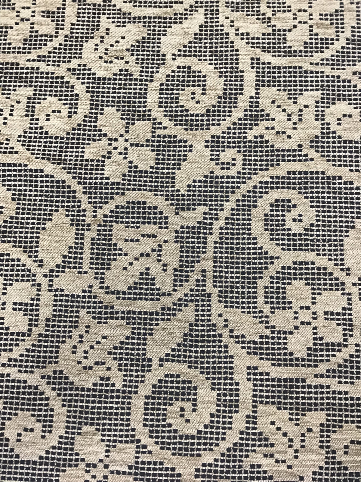 Couvre-lit réversible Crochet noir