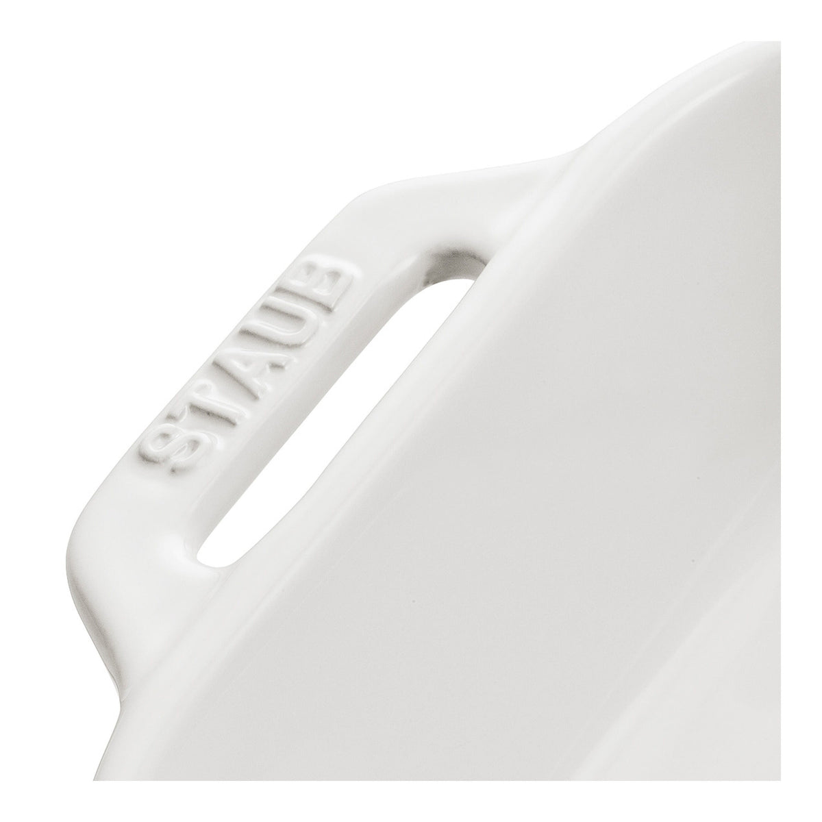 STAUB Ceramique 2,4 L Ceramic Rectangular Oven Dish, White