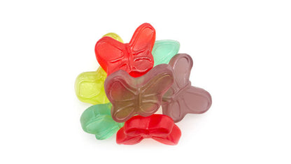 Mini Gummy Butterflies Candy - 20 LB Box - Premium Candies & Gummies - Ships Free Within Canada on Orders Above CAD $199