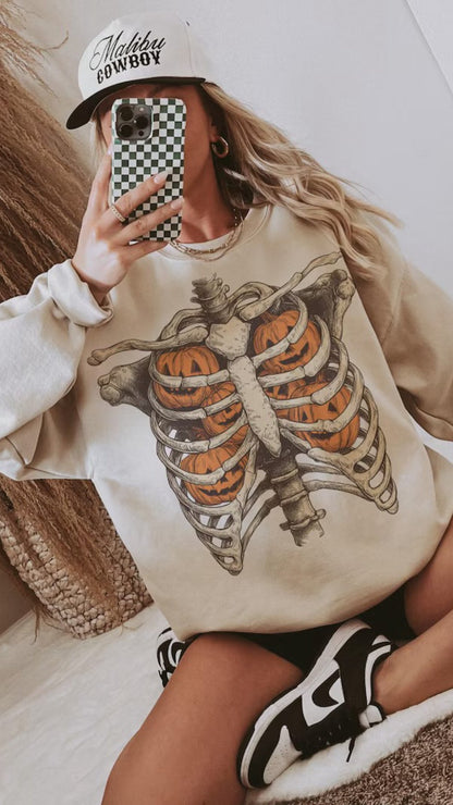 Ribcage Pumpkins