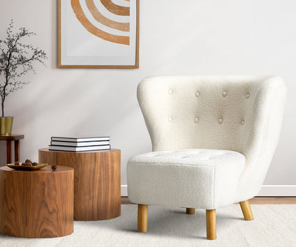 NNEED Armchair Accent Couches Sofa White