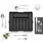 Expandable Cutlery Drawer Organizer – Adjustable Silverware Tray