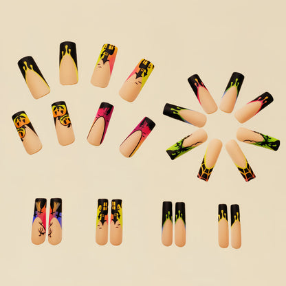 Halloween-Themed Press-On Nails