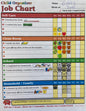 SHAPES ETC. Job Chart - Child Organizer