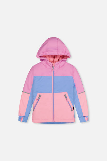 Light Weight Two Piece Chill Snowsuit Pink Blue And Mauve
