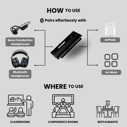 HearLink 3-In-1 Bluetooth Microphone