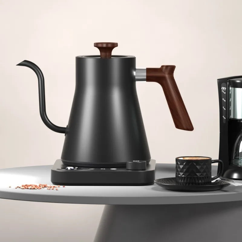 1200W Intelligent Constant Temperature Electric Kettle Hand Brewed Coffee Pot Gooseneck Pot Used for Brewing Milk Powder-1