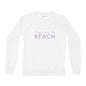 Women's Beach Bold Crew Sweatshirt, White