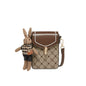 Caffrey Vintage Monogram Phone Crossbody Bag