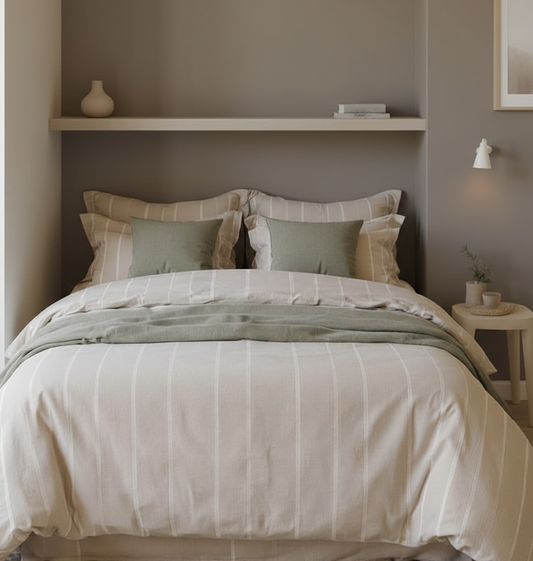 Housse de couette Emma ligné
